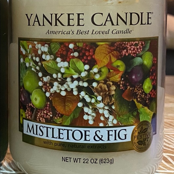 Mistletoe & Fig 22 Oz Jar Yankee Candle